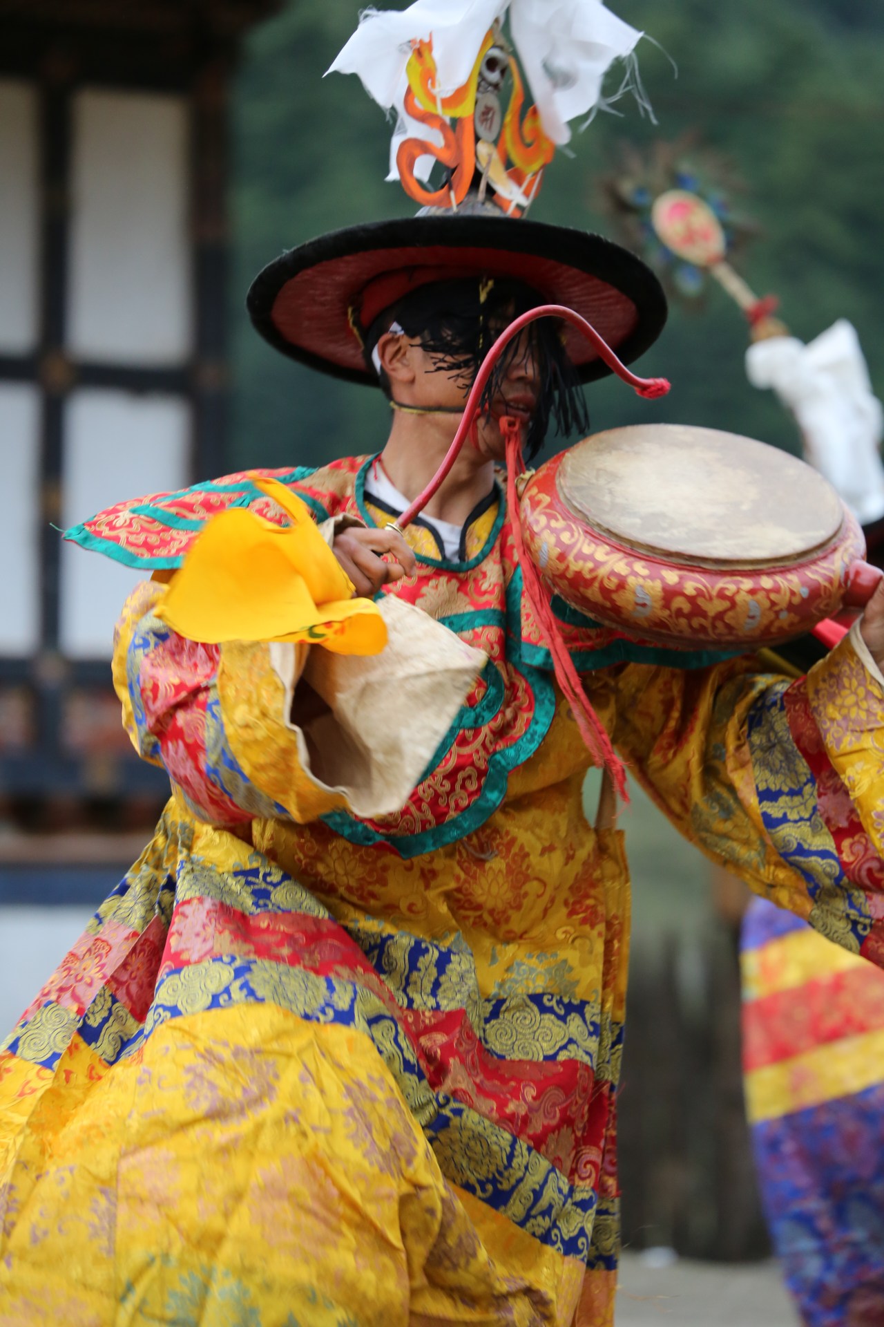 Black Hat Dance Bhutan #bumthang #bhutan #culture